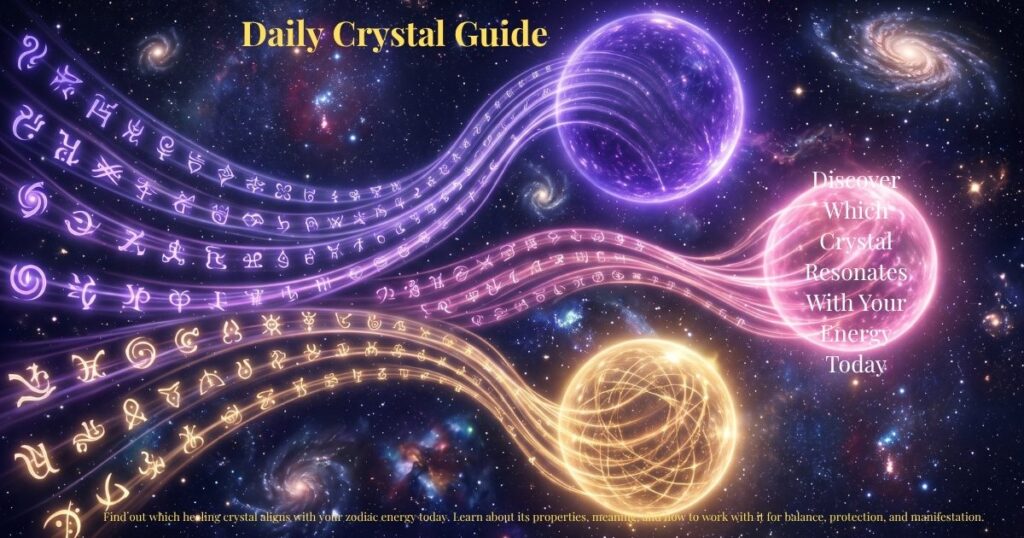 Daily Crystal Guide – Discover Which Crystal Resonates With Your Energy Today | Zodiaxon