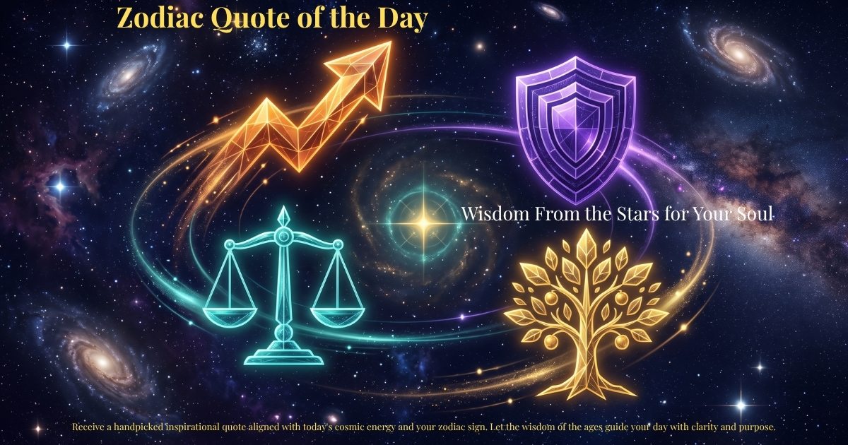 Zodiac Quote of the Day – Wisdom From the Stars for Your Soul | Zodiaxon