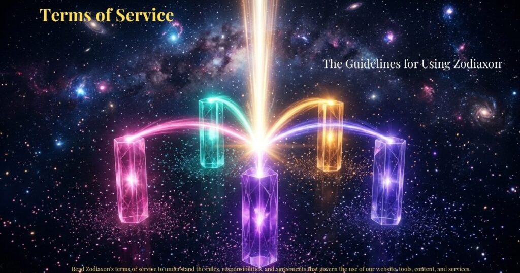Terms of Service – The Guidelines for Using Zodiaxon | Zodiaxon