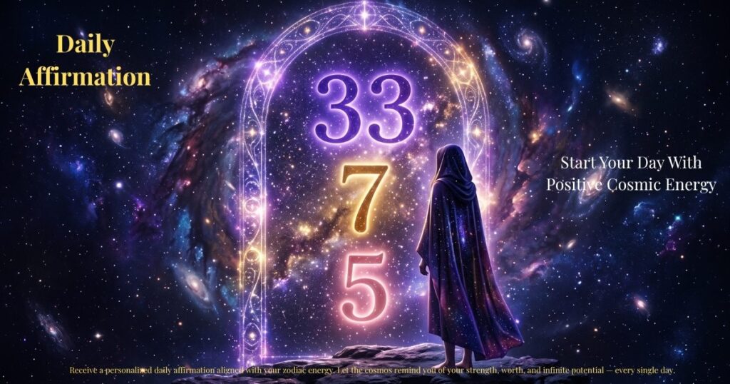 Daily Affirmation – Start Your Day With Positive Cosmic Energy | Zodiaxon