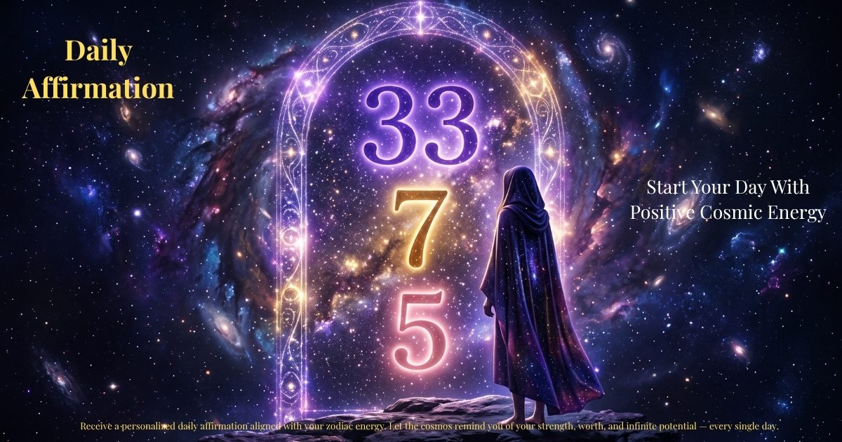Daily Affirmation – Start Your Day With Positive Cosmic Energy | Zodiaxon