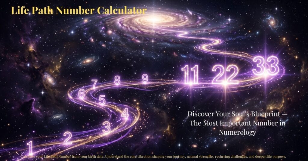 Life Path Number Calculator – Discover Your Soul's Blueprint — The Most Important Number in Numerology | Zodiaxon
