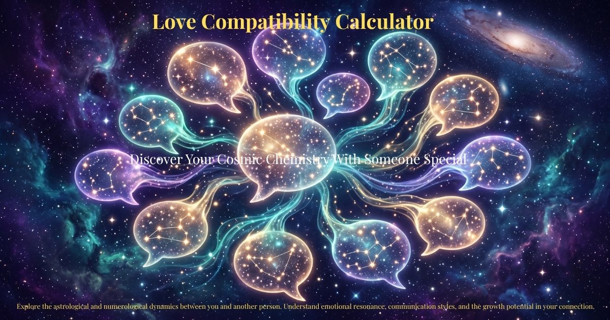Love Compatibility Calculator – Discover Your Cosmic Chemistry With Someone Special | Zodiaxon