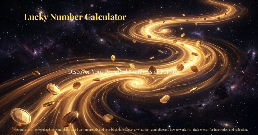 Lucky Number Calculator – Discover Your Personal Numbers of Fortune | Zodiaxon