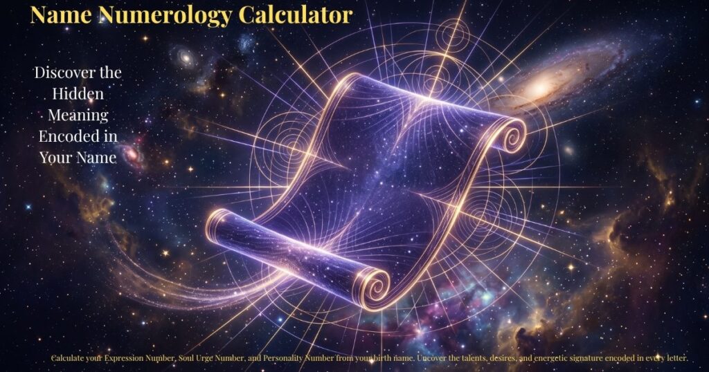 Name Numerology Calculator – Discover the Hidden Meaning Encoded in Your Name | Zodiaxon