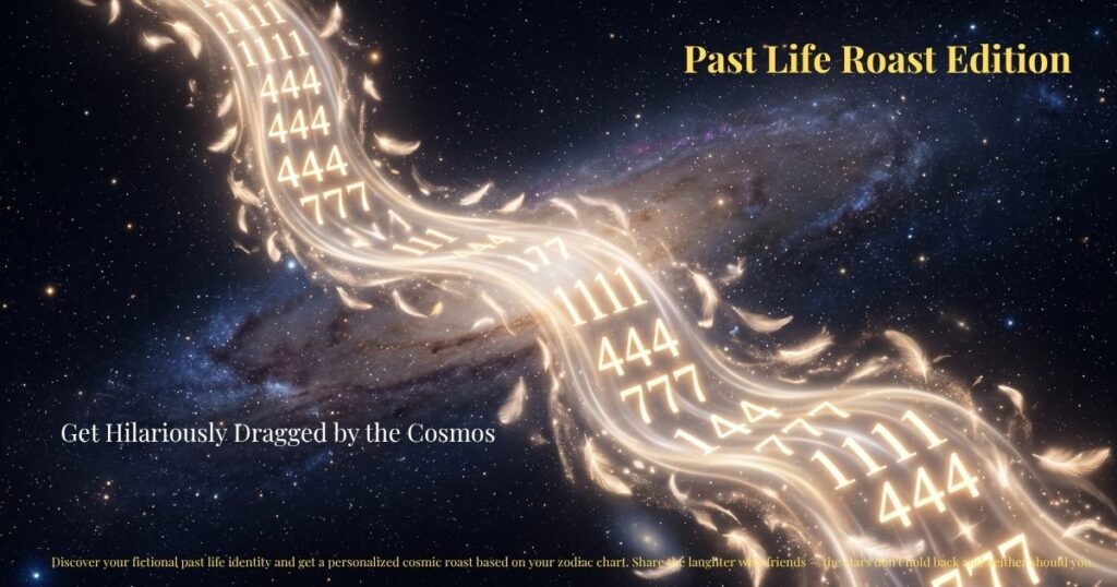 Past Life Roast Edition – Get Hilariously Dragged by the Cosmos | Zodiaxon