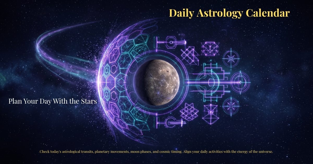 Daily Astrology Calendar – Plan Your Day With the Stars | Zodiaxon