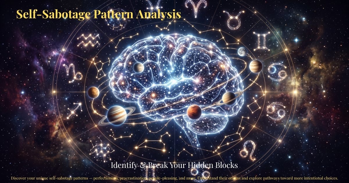 Self-Sabotage Pattern Analysis – Identify & Break Your Hidden Blocks | Zodiaxon