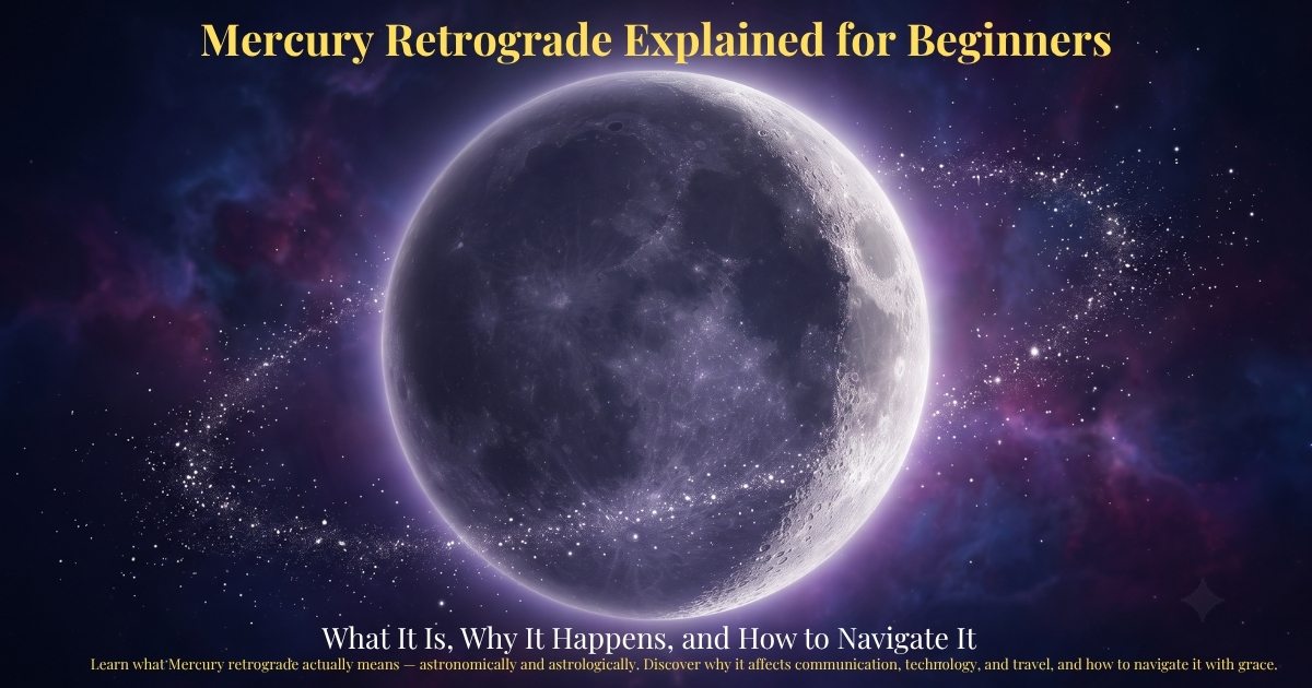 Mercury Retrograde Explained for Beginners – What It Is, Why It Happens, and How to Navigate It | Zodiaxon