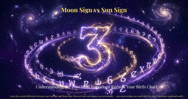 Moon Sign vs Sun Sign