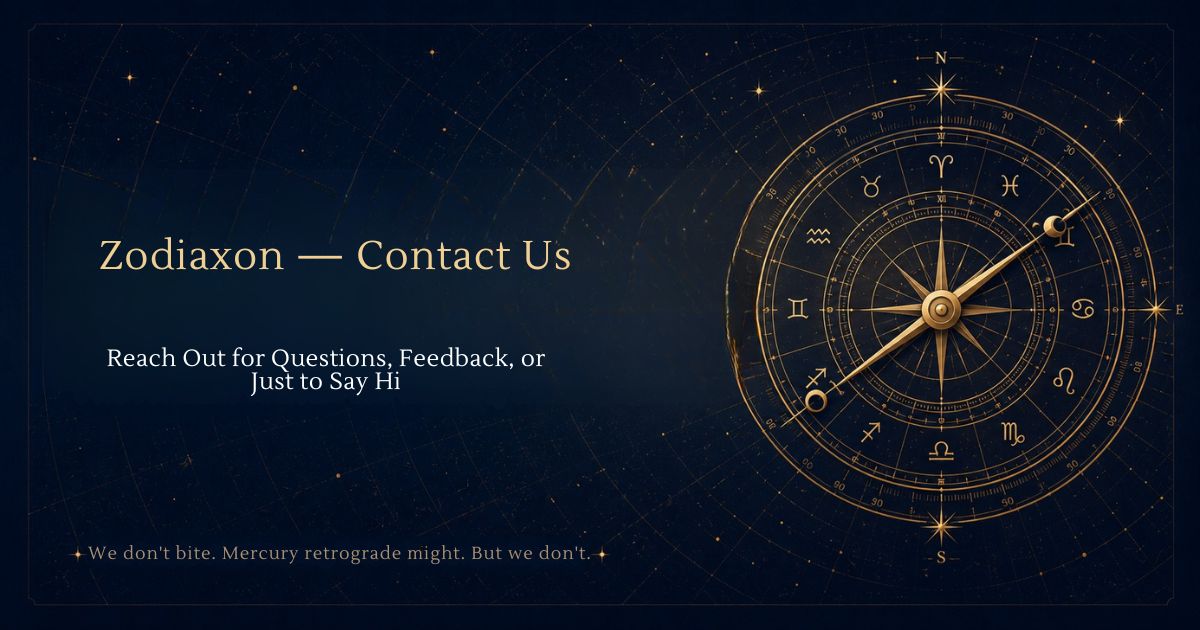Zodiaxon - Contact Us for Questions, Feedback and Support